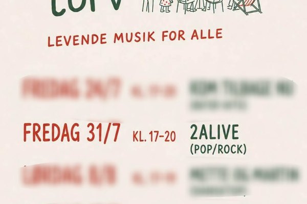 Musik på Sakskøbing Torv