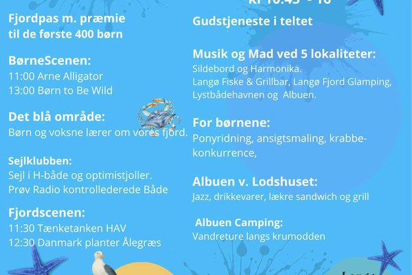 🌊 FJORDFESTIVAL 2026 – EN WEEKEND FYLDT MED FJORD, FÆLLESSKAB OG OPLEVELSER! 🦀⛵️