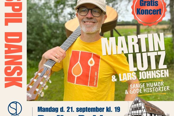 🎶 GRATIS SPIL DANSK-KONCERT MED MARTIN LUTZ 🎶