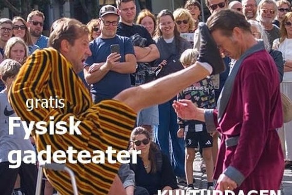 Gadeteater til Kulturdag i Nakskov 18/9 kl. 16:00 🎭