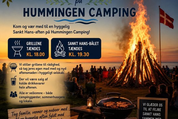 Sankt Hans på Hummingen Camping